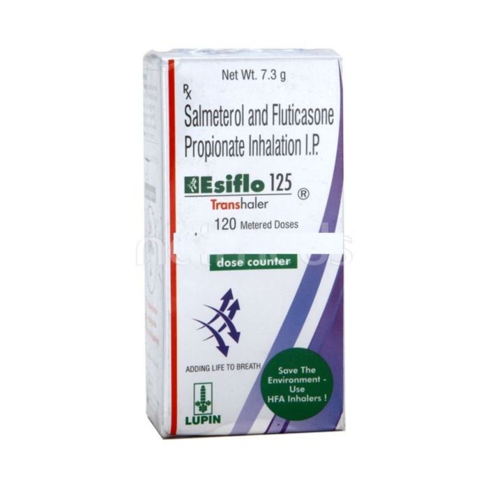 Esiflo Hfa 125 Transhaler with Salmeterol and Fluticasone Propionate