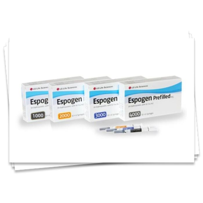 Espogen 20000 IU Injection with Recombinant Human Erythropoietin Alfa