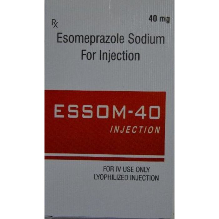 Essom 40 Mg Injection with Esomeprazole