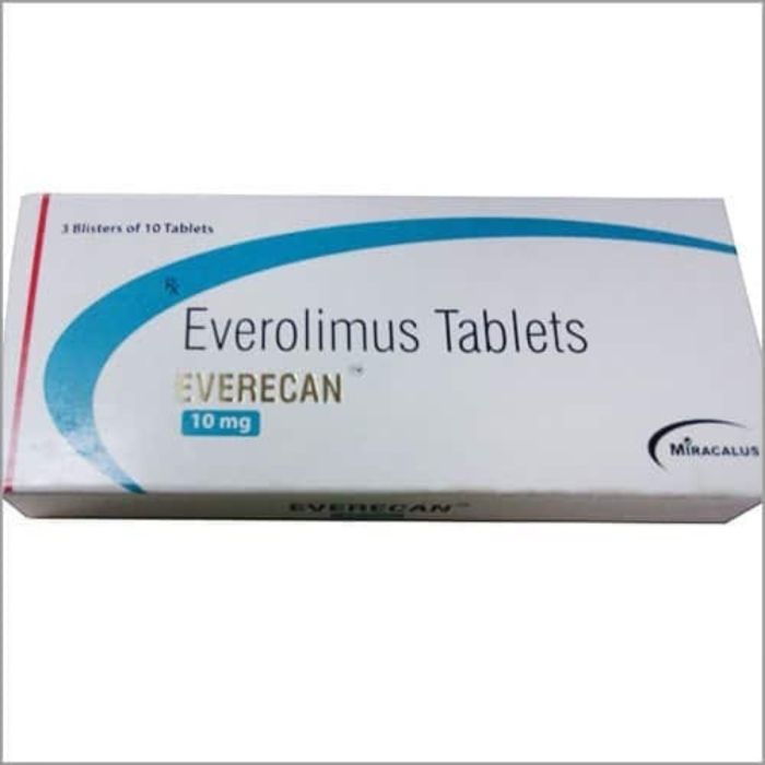Everecan 10 Mg Tablets with Everolimus