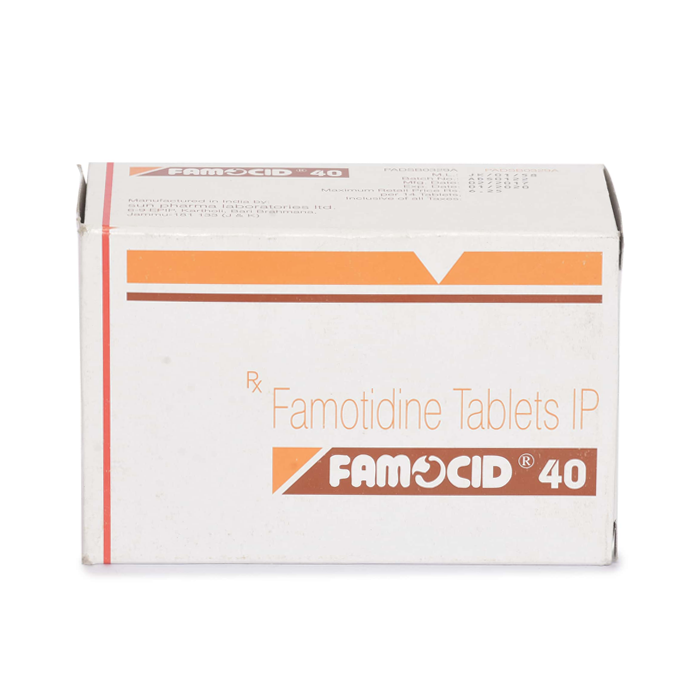 Famocid 40 Mg with Famotidine               