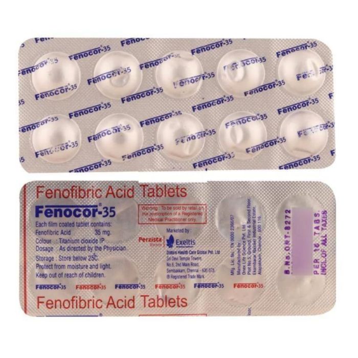 Fenocor 35 Mg Tablet with Fenofibrate