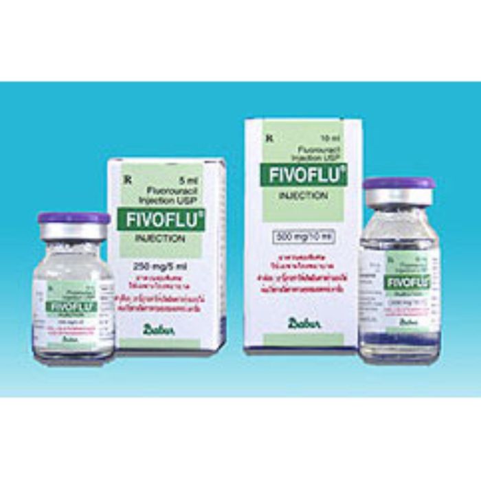 Fivoflu 250 Mg Injection with Fluorouracil