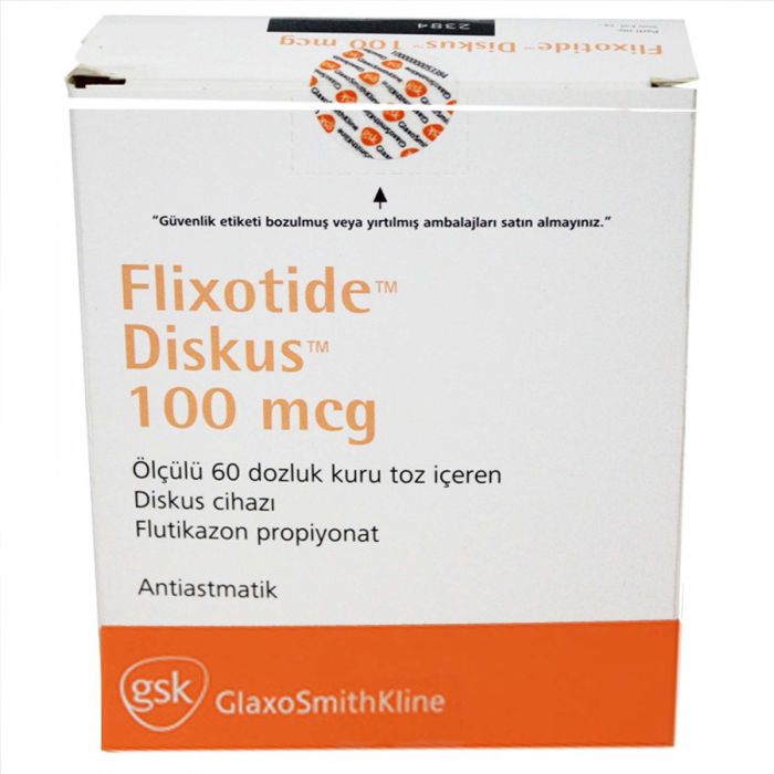 Flixotide Discus 100 Mcg with Flutikazon Propiyonat                      