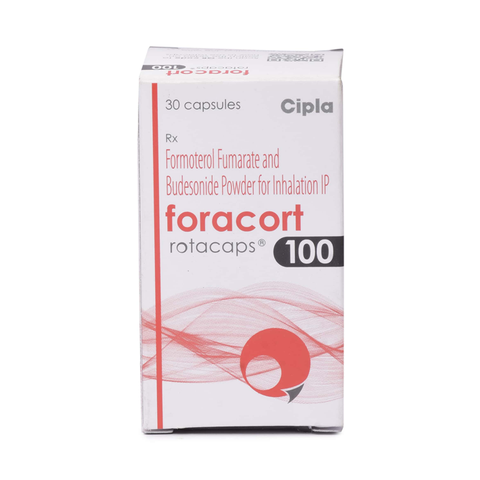 Foracort Rotacaps 100 Mcg + 6 Mcg with Budesonide + Formoterol Fumarate           