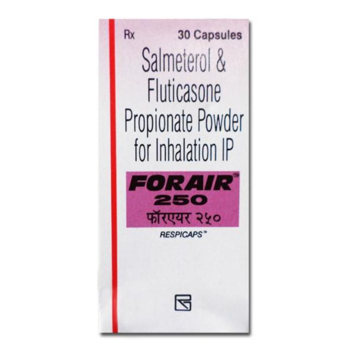 ForAir 250 Respicap with Salmeterol and Fluticasone Propionate