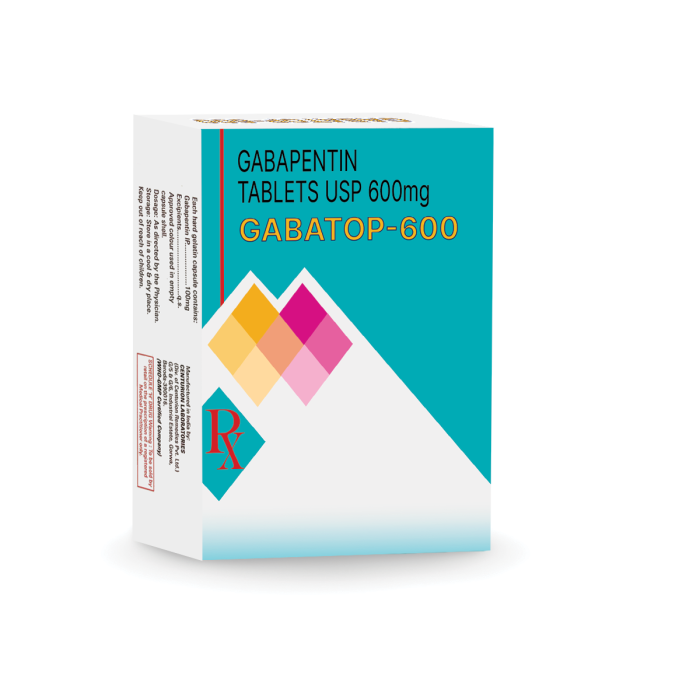Gabatop 600 Mg