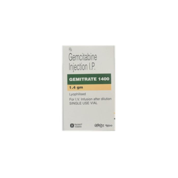 Gemitrate 1000 Mg Injection with Gemcitabine