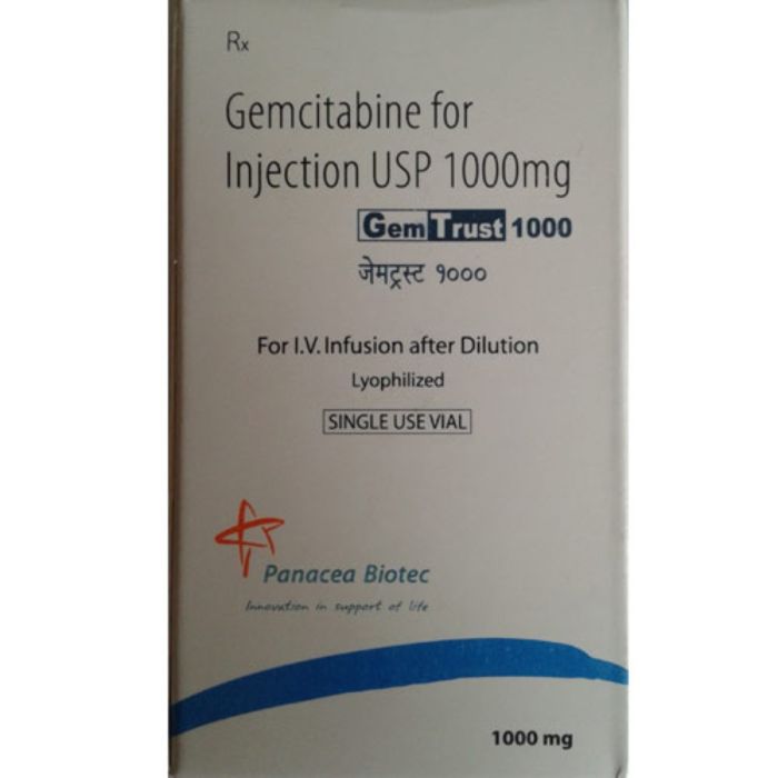 Gemtrust 1000 Mg Injection with Gemcitabine