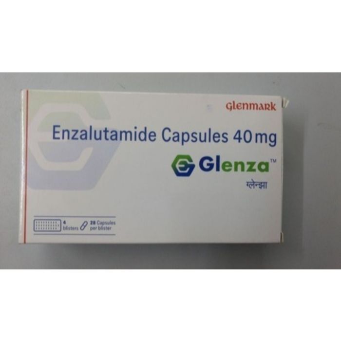 Glenza 40 Mg Capsules with Enzalutamide
