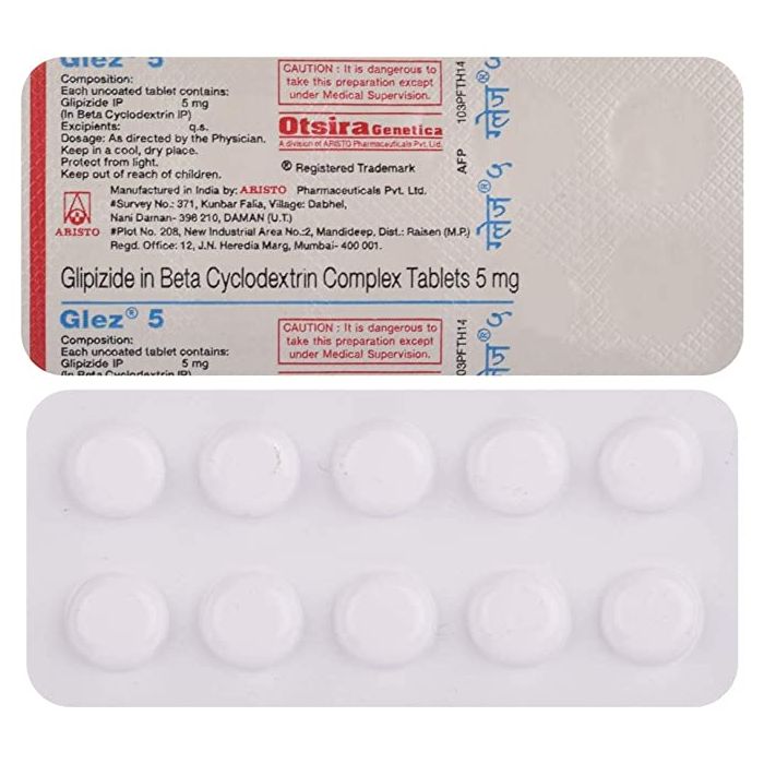 Glez 5 Mg with Glipizide