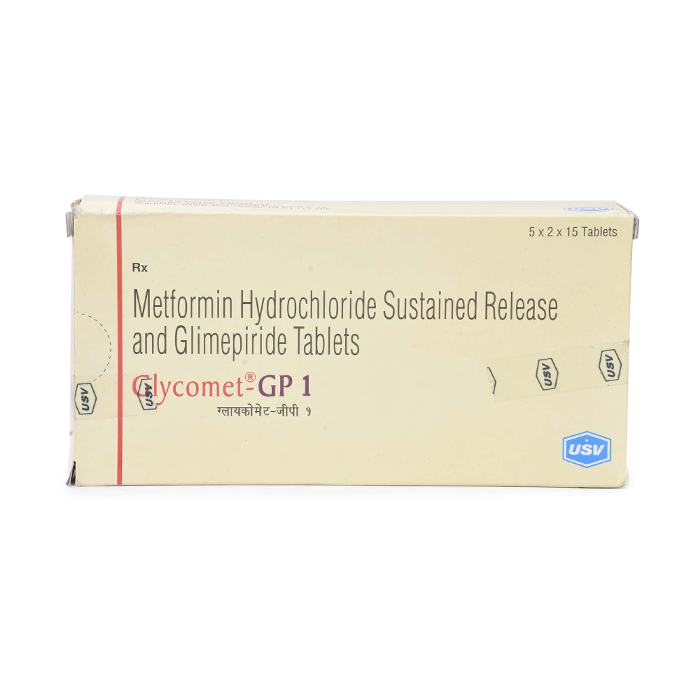 Glycomet GP (500+1) Mg with Metformin and Glimepiride              