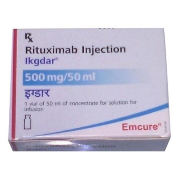 Ikgdar 500 Mg/50 ml Injection with Rituximab
                            