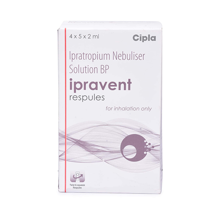Ipravent Respules 2 ml with Ipratropium Bromide                  