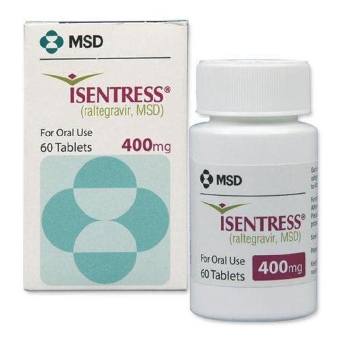Isentress 400 Mg Tablet with Raltegravir
