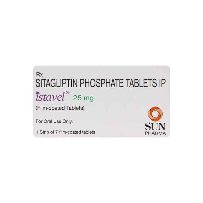 Istavel 25 Mg Film Coated Tablet with Sitagliptin