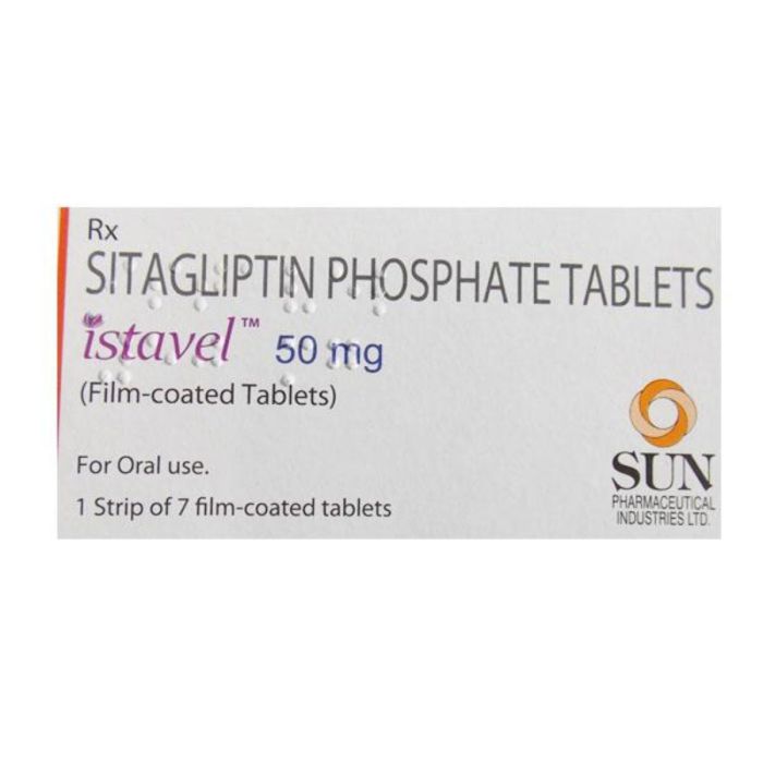 Istavel 50 Mg Tablet with Sitagliptin               