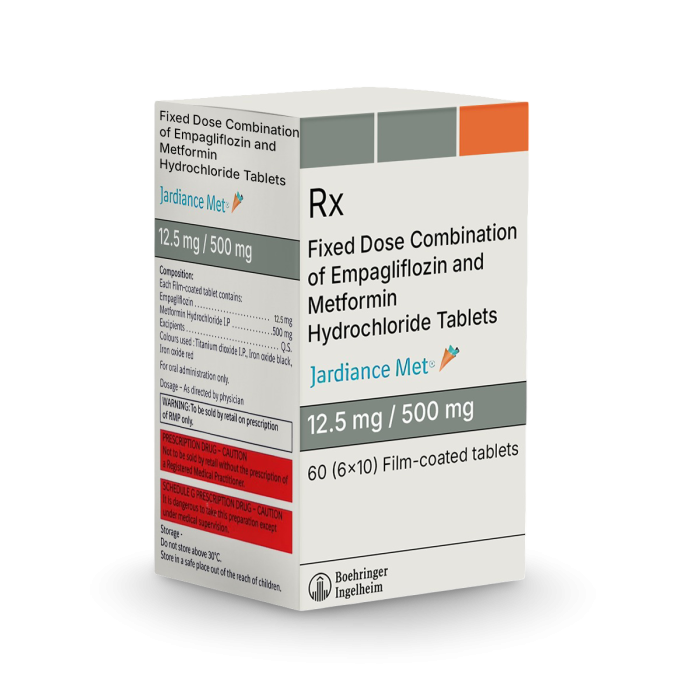 Jardiance Met 12.5mg/500mg Tablet