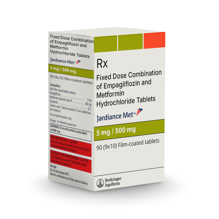 Jardiance Met 5mg/500mg Tablet