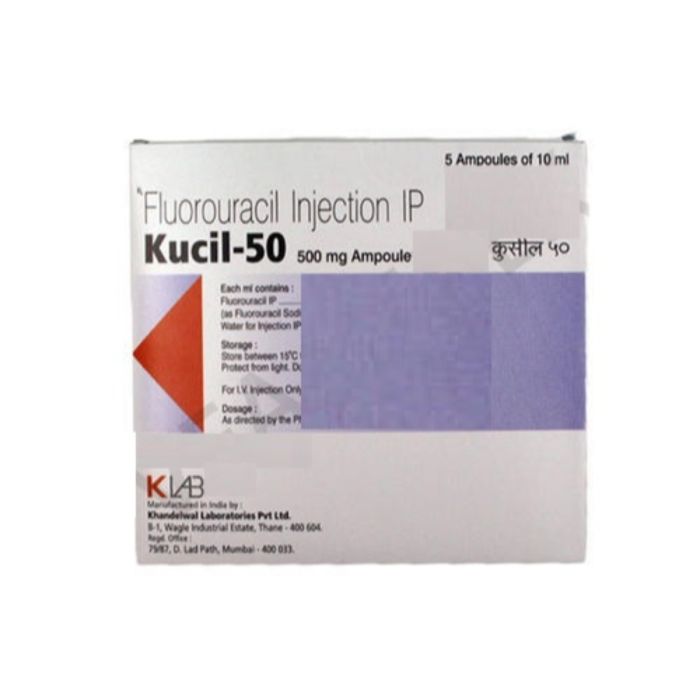 Kucil 500 Mg Injection 10 ml with Fluorouracil