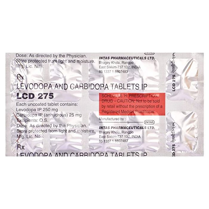 LCD 275 Tablet with Levodopa + Carbidopa
