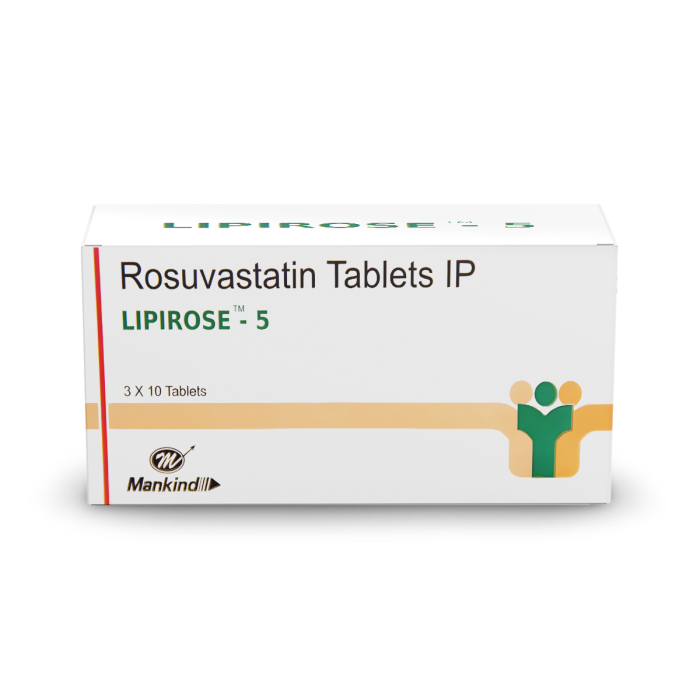 Lipirose 5 Tablet with Rosuvastatin