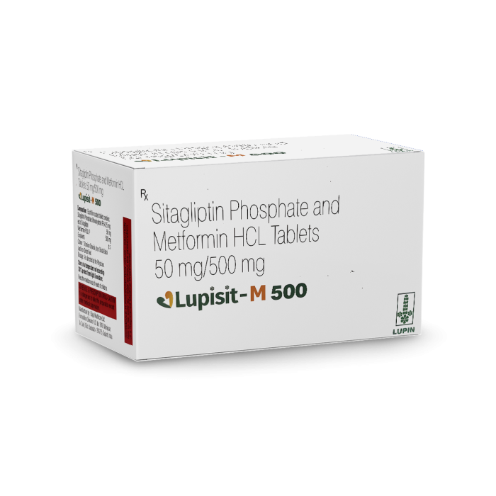 Lupisit M 50mg/500mg Tablet