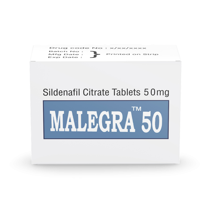 Malegra 50 Mg with Sildenafil Citrate                