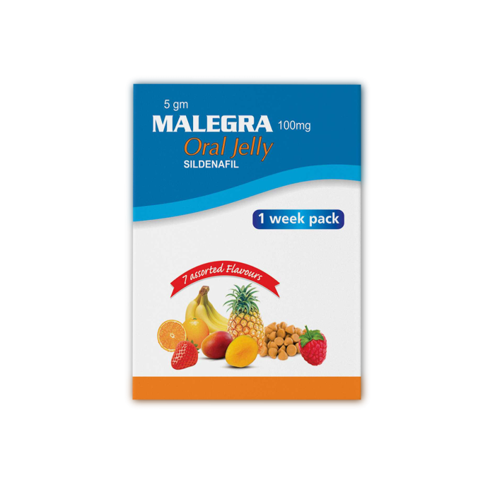Malegra Oral Jelly 100mg with Sildenafil