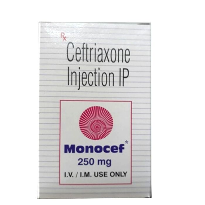 Monocef 250 Mg Injection with Ceftriaxone Sodium    