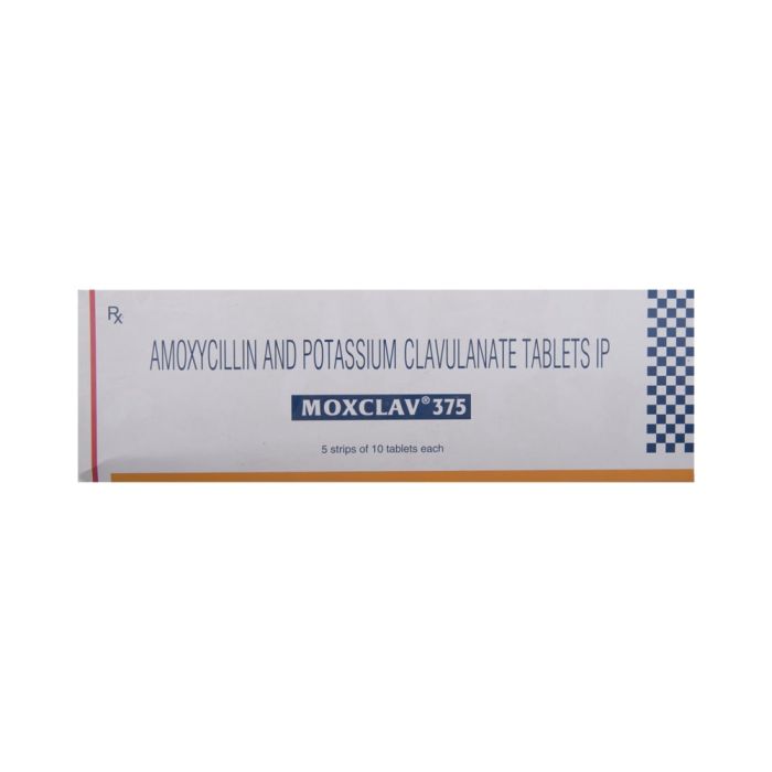 Moxclav 375 Tablet with Amoxycillin + Clavulanic Acid