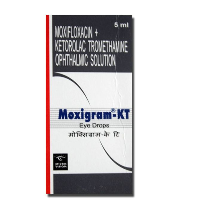 Moxigram KT 5 ml  with Moxifloxacin + Ketorolac