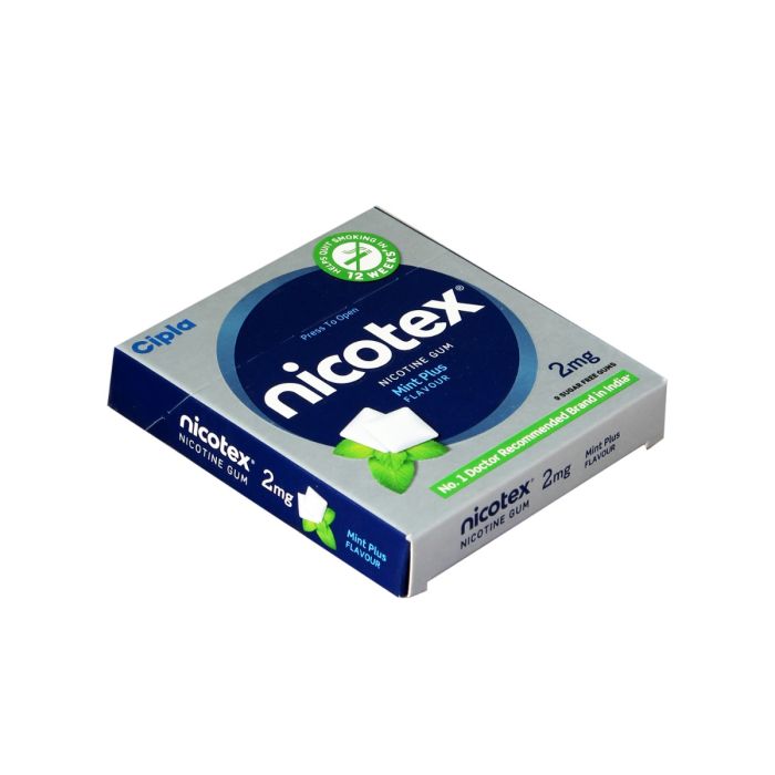 Nicotex 2 Mg with Nicotine Polacrilex Gum USP
