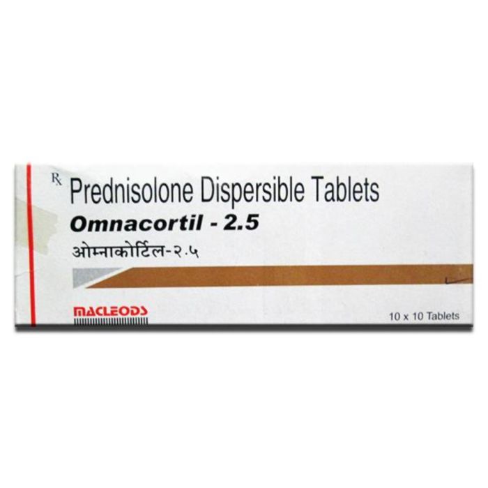 Omnacortil 2.5 Mg Tablet with Prednisolone