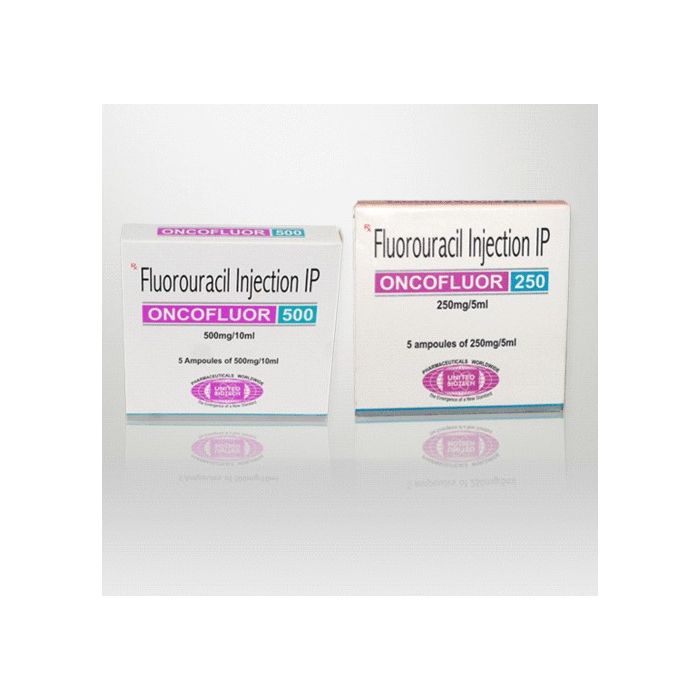 Oncoflour 250 Mg Injection 5 ml With Fluorouracil