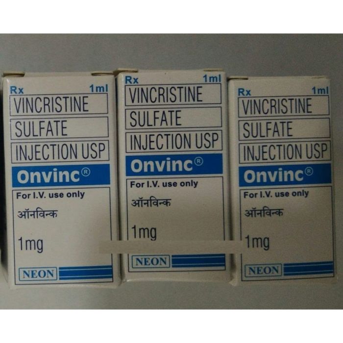 Onvinc 1 Mg Injection with Vincristine