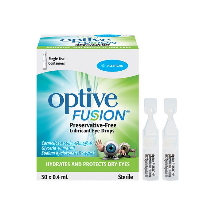 Optive Fusion 5 Mg-ml With Carmellose Sodium , Glycerin , Polysorbate