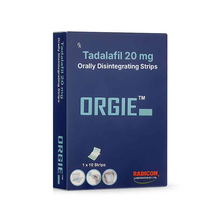 Orgie 20 Mg Tadalafil Oral Strips