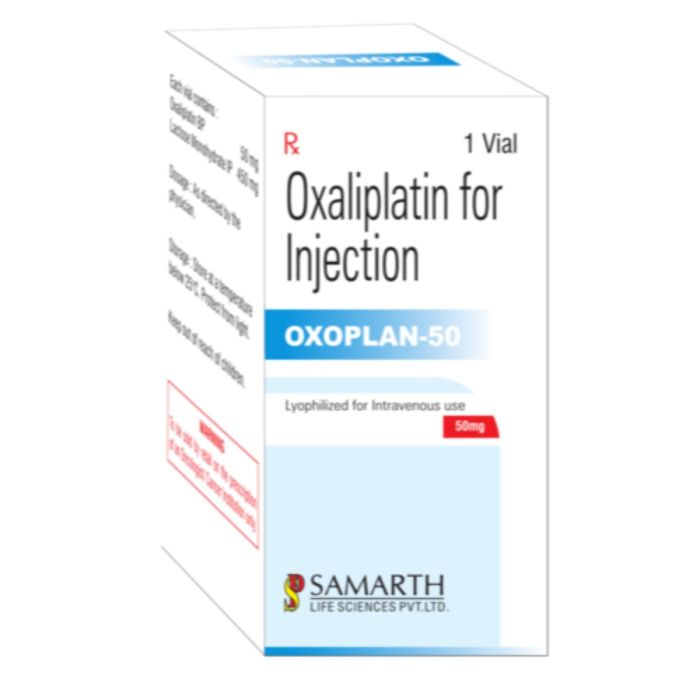 Oxoplan 50 Mg Injection with Oxaliplatin