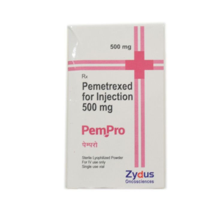 Pempro 500 Mg Injection with Pemetrexed