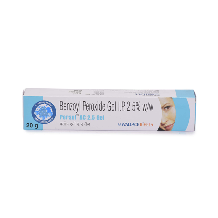 Persol Gel 2.5% (20 gm) with Benzoyl Peroxide