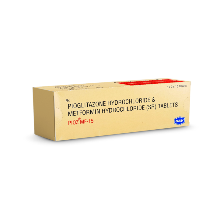 Pioz MF 15 Mg Tablet SR