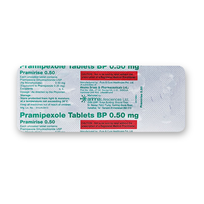 Pramirise 0.5mg Tablet