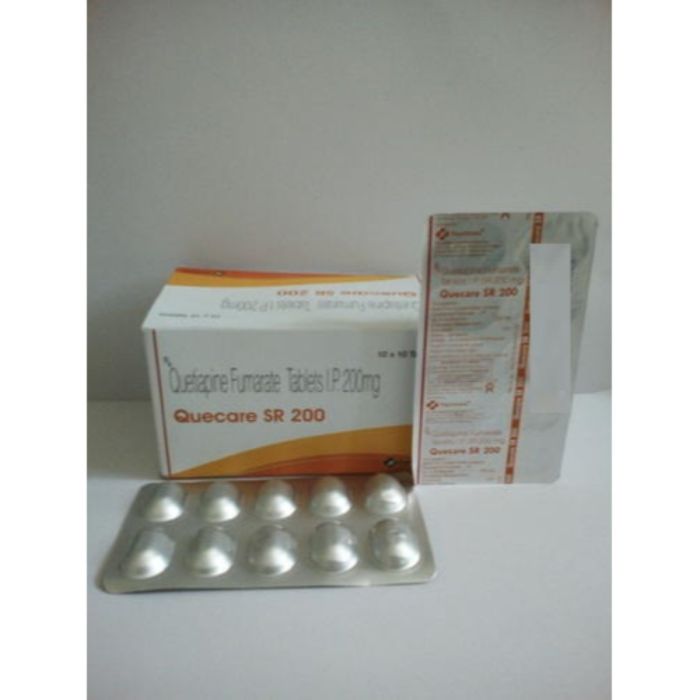 Quecare SR 200 Tablet with Quetiapine