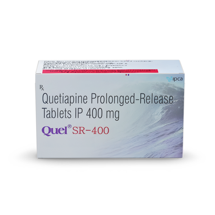 Quel 400 Mg Tablet SR with Quetiapine