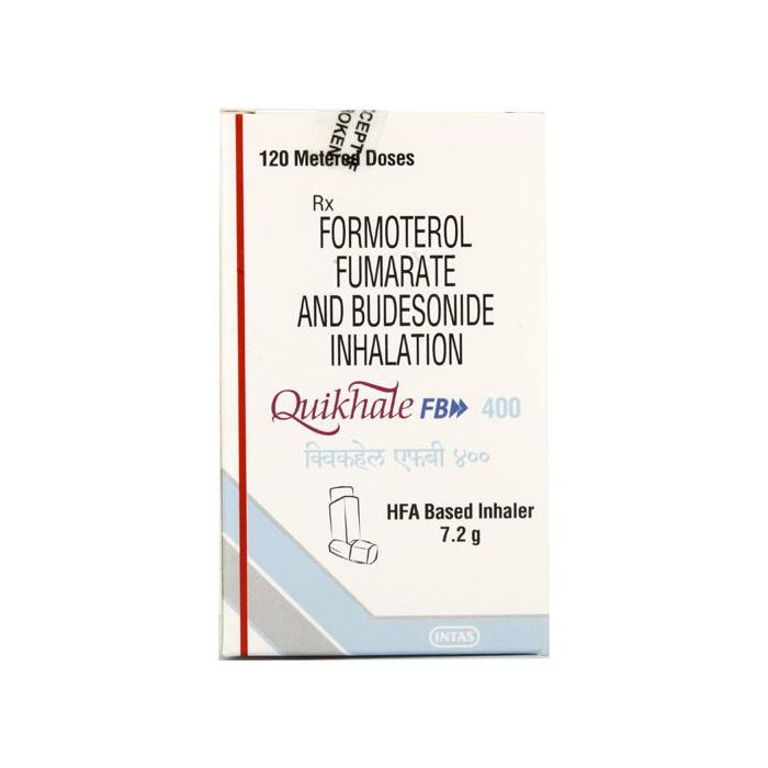 Quikhale FB 400 Inhaler with Formoterol + Budesonide                         