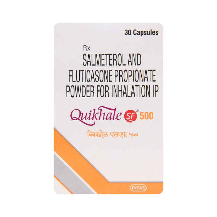 Quikhale SF 50 Mcg/500 Mcg Capsule with Salmeterol + Fluticasone Propionate                       
