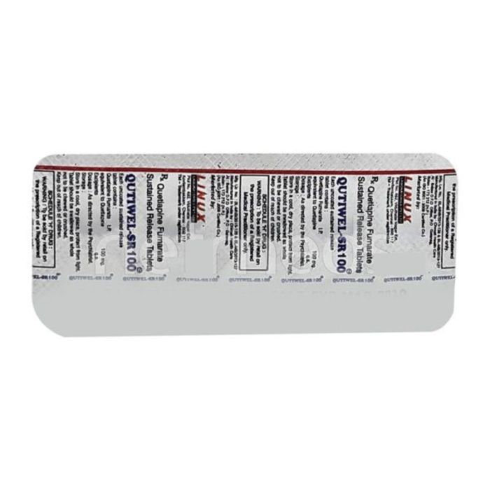 Qutiwel 100 Mg Tablet SR with Quetiapine