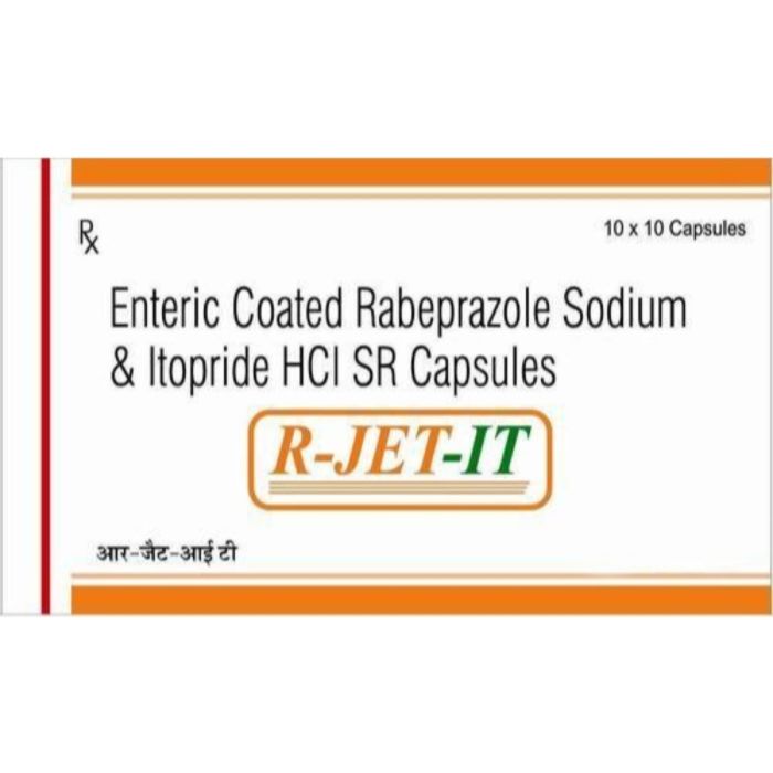 R Jet IT 20Mg-150Mg Capsule with Rabeprazolec and Itopride