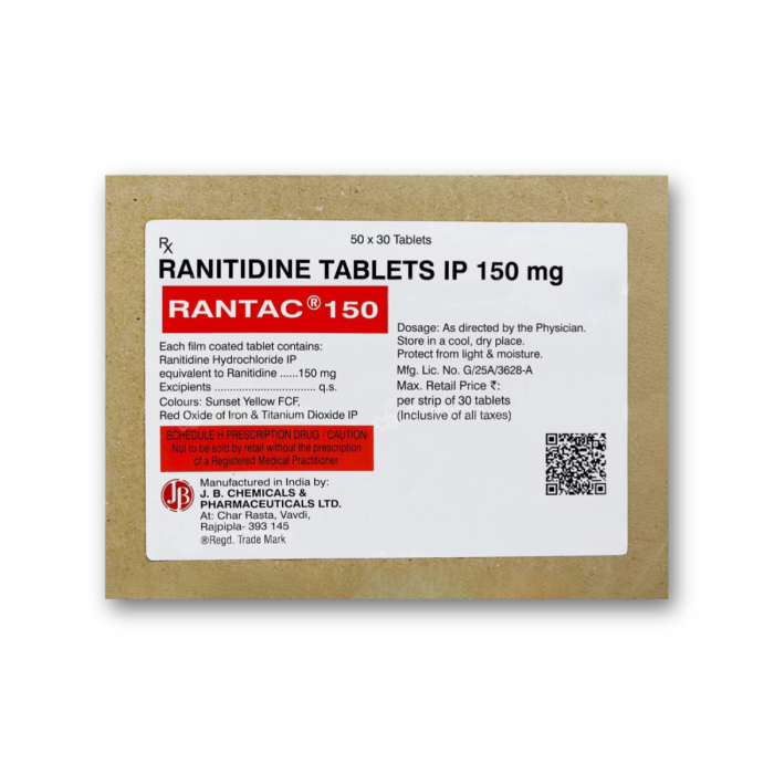 Rantac 150 Tablet with Ranitidine